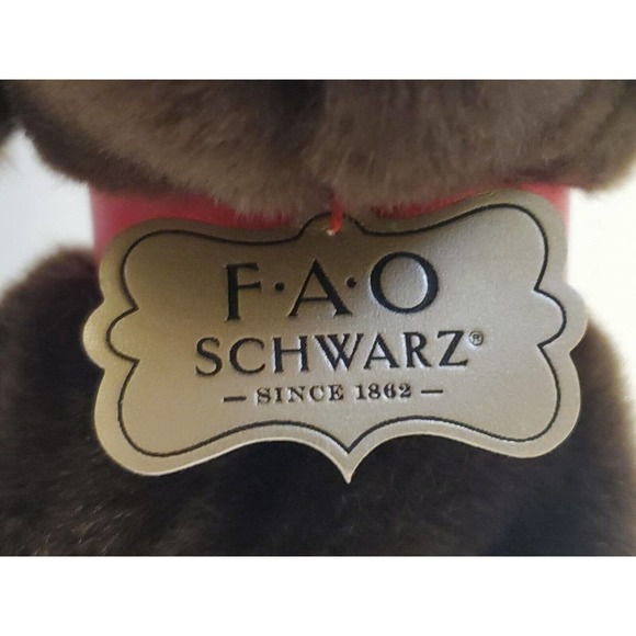 FAO Schwarz Adopt A Pet Toy Plush Chocolate Labrador Puppy - Picture 3 of 10